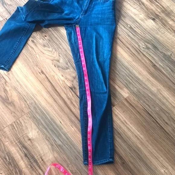 Gap dark wash high rise jeggings in size 25 regular - Picture 7 of 10